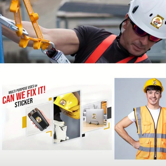 Can We Fix It 5" Sticker New Bob The Builder Funny second one 3" - Picture 6 of 9